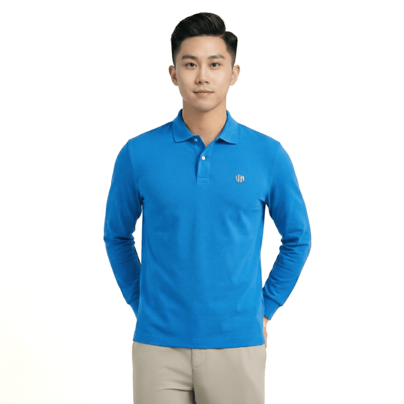 Áo polo nam cao cấp chất liệu cotton thấm hút tốt, Logo Sắc Nét , Có Size Đại, Chuẩn Fom 4
