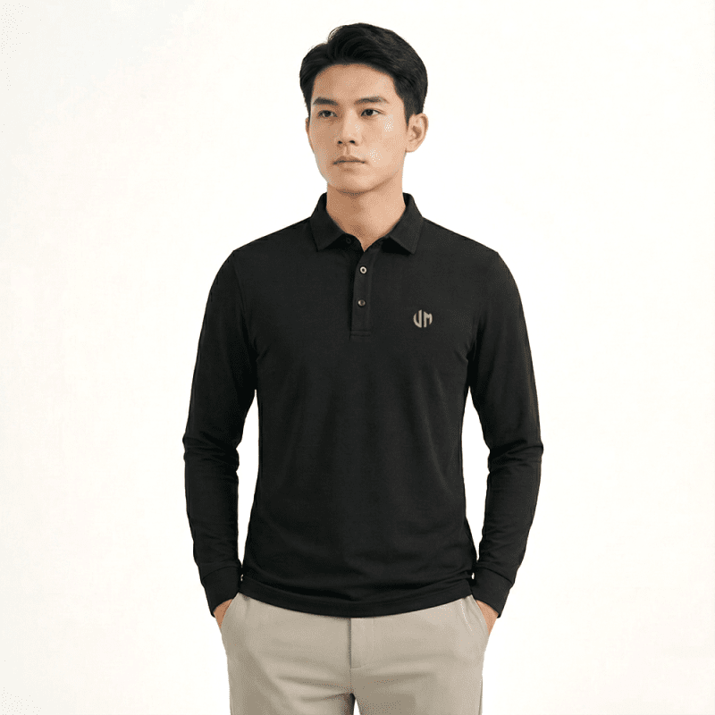 Áo polo nam cao cấp chất liệu cotton thấm hút tốt, Logo Sắc Nét , Có Size Đại, Chuẩn Fom 1
